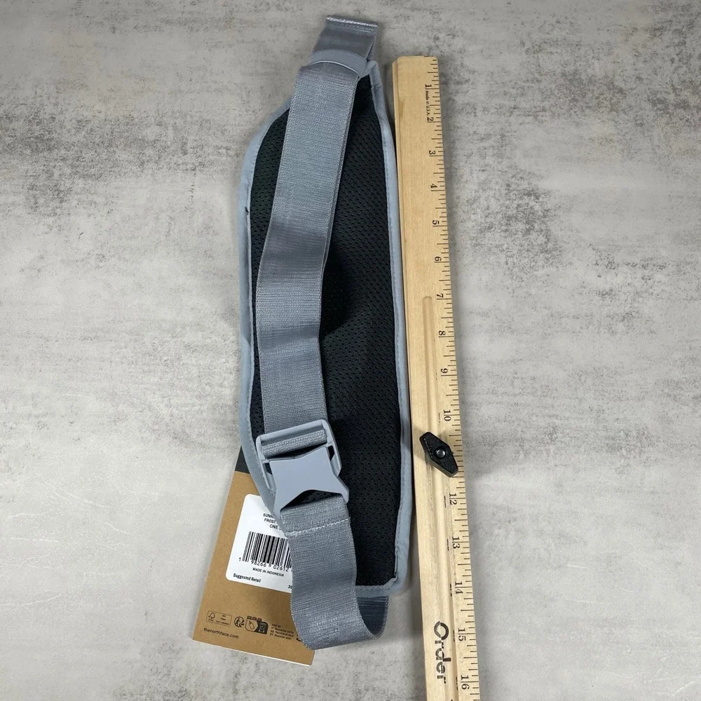 North Face Sunriser Run Belt One Size Running Waist Pack Gray NWT